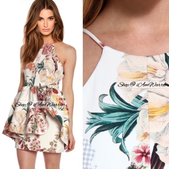 Anthropologie Dresses & Skirts - Anthropologie NWT Tropical print peplum dress *shop@iamwarrior